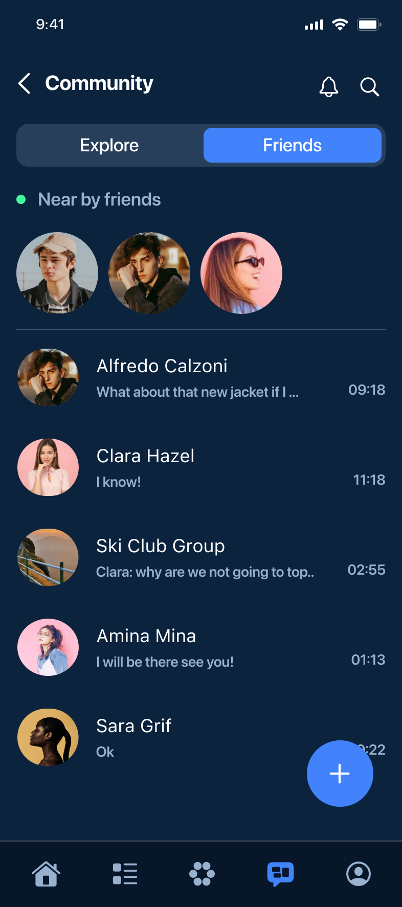 Connect with ski community